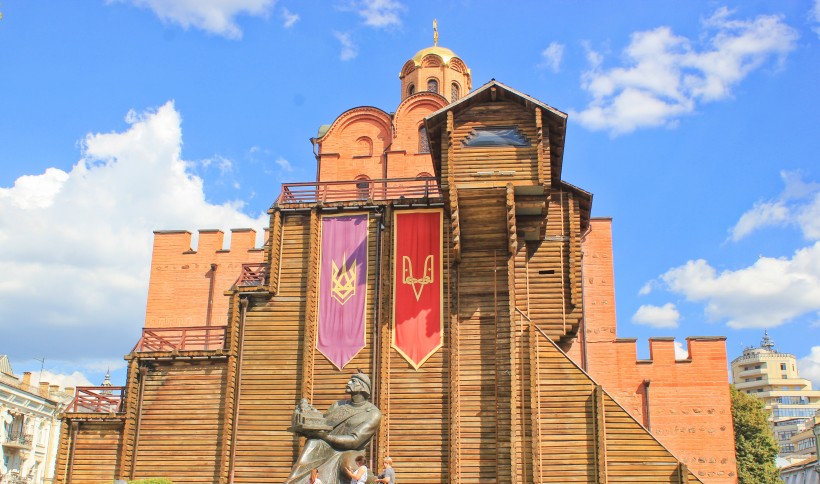 乌克兰圣索菲亚大教堂城市风景图片(10张)