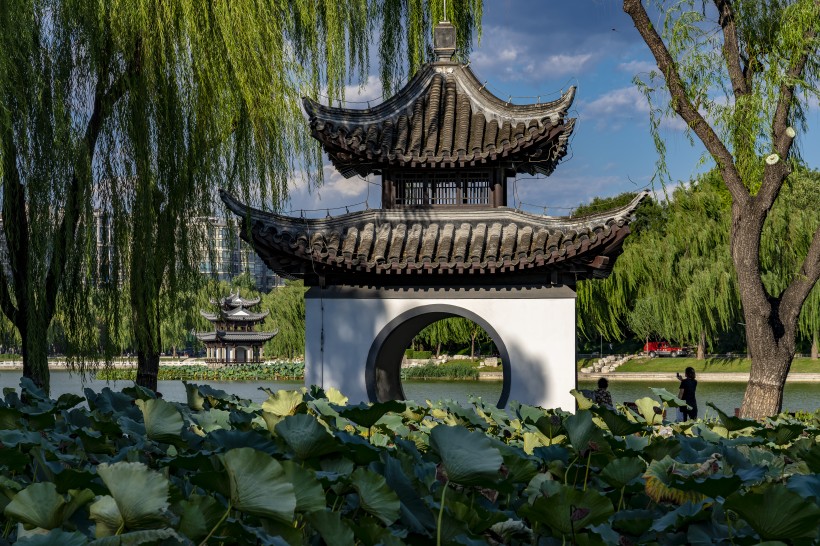 北京陶然亭公园风景图片(9张)