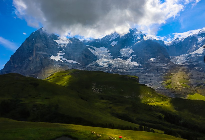 瑞士少女峰自然风景图片(12张)