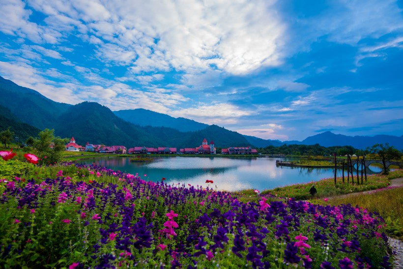 四川西岭雪山自然风景图片(8张)