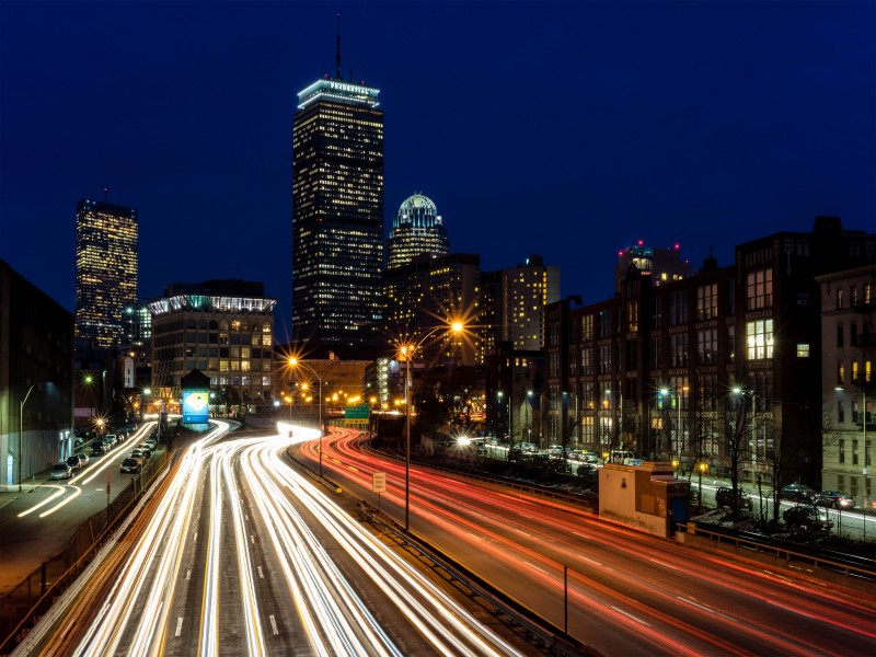 美国波士顿城市夜景图片(9张)