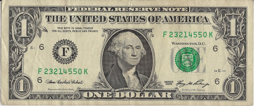 美元纸币特写图片(15张)