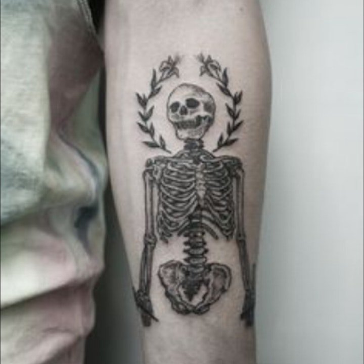纹身骷髅   9款奇趣而又恐怖的骷髅纹身图案