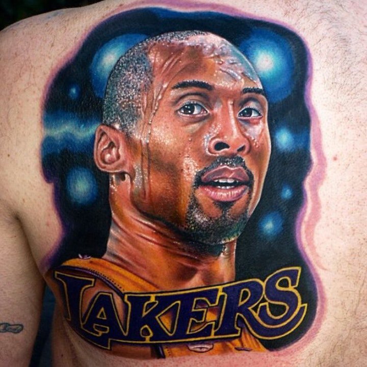 nba球星纹身图案   执着而又优秀的NBA球星科比纹身图案