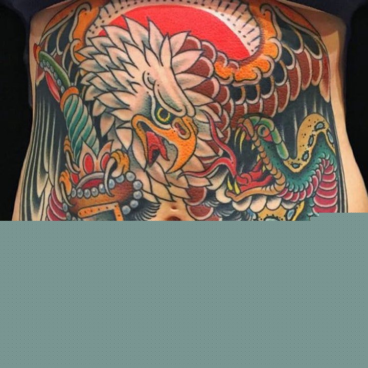 老鹰纹身  9组个性而又张扬的老鹰纹身图案