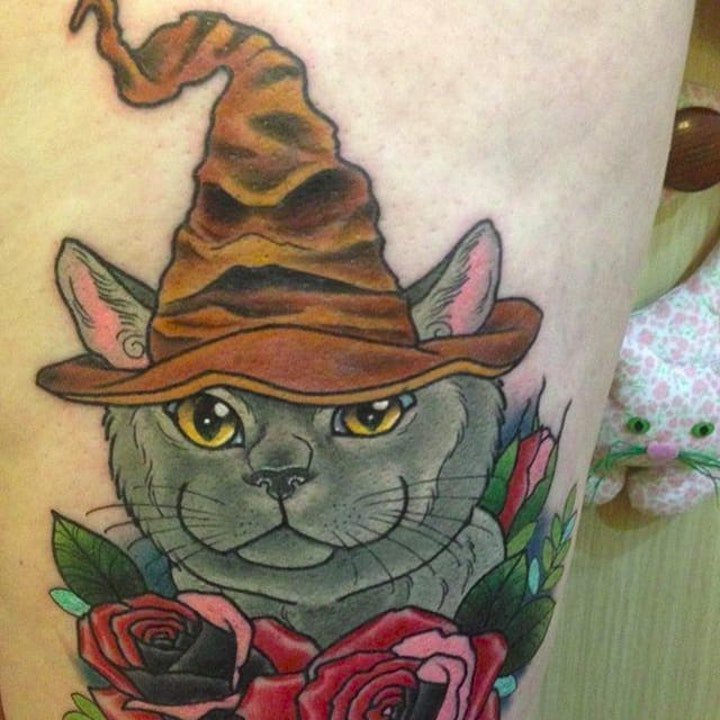 小猫咪纹身图案   趣味与可爱并行的小猫咪纹身图案