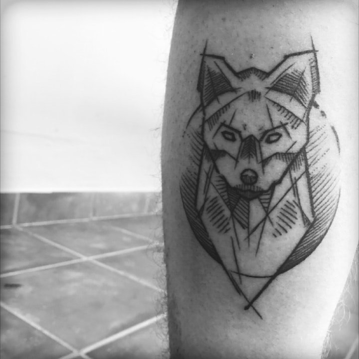 狐狸纹身图   9组机灵聪敏的狐狸纹身图案图片