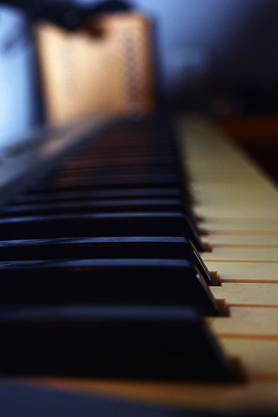 钢琴琴键的特写图片(10张)