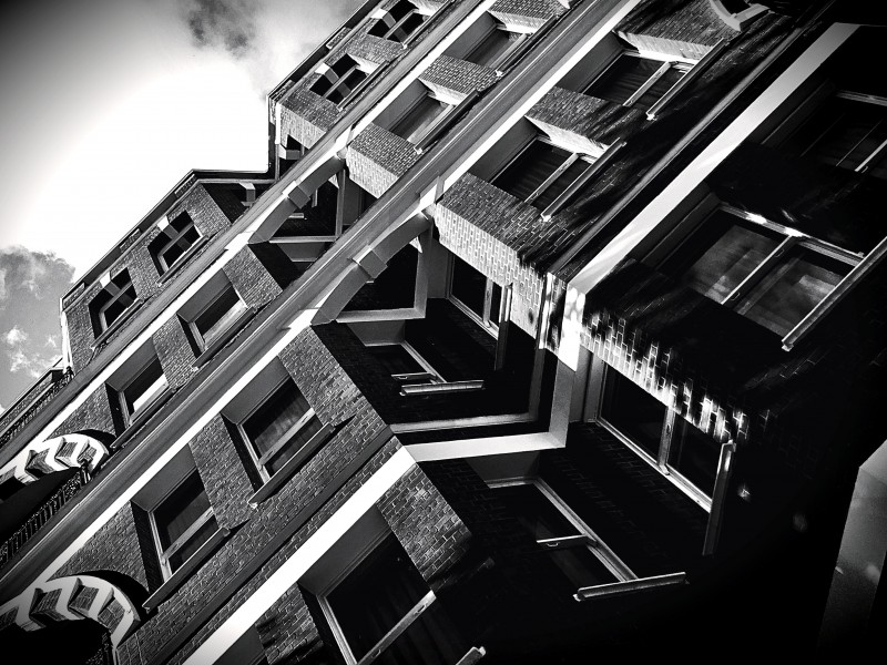 黑白建筑摄影图片(10张)