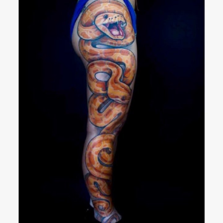 蛇纹身图案   9款蜿蜒盘旋的蛇纹身图案