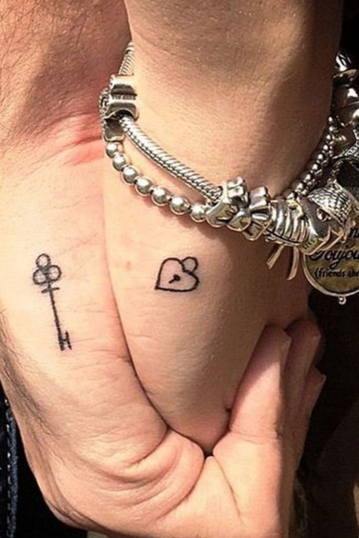 情侣纹身小图案 可爱且简单的10款情侣纹身小图案
