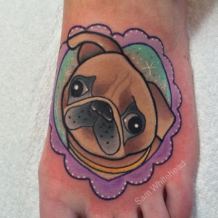 狗纹身图案 10款动物小狗及狗头的纹身图案