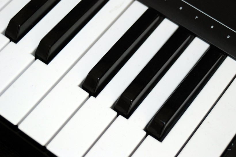 钢琴的黑白键盘图片(11张)