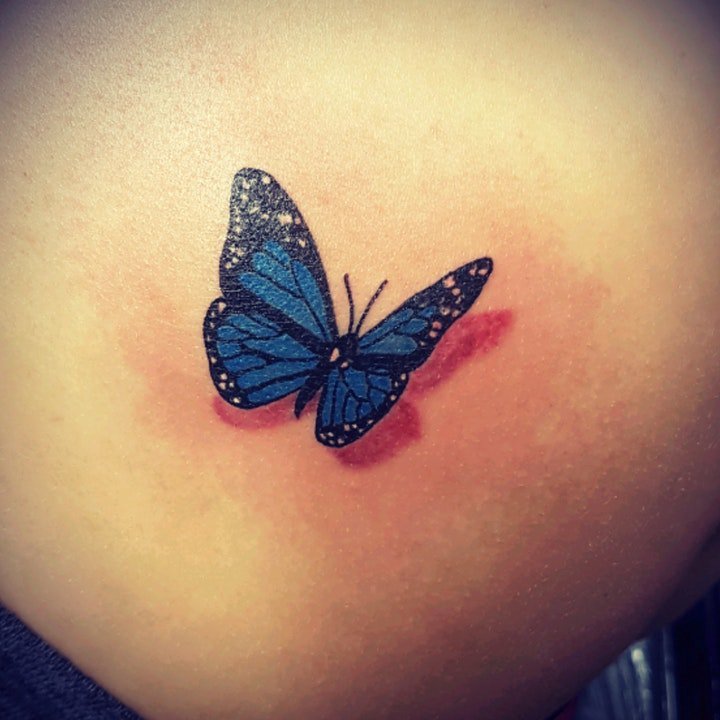 蝴蝶纹身图案 多款彩绘纹身动物蝴蝶纹身图案