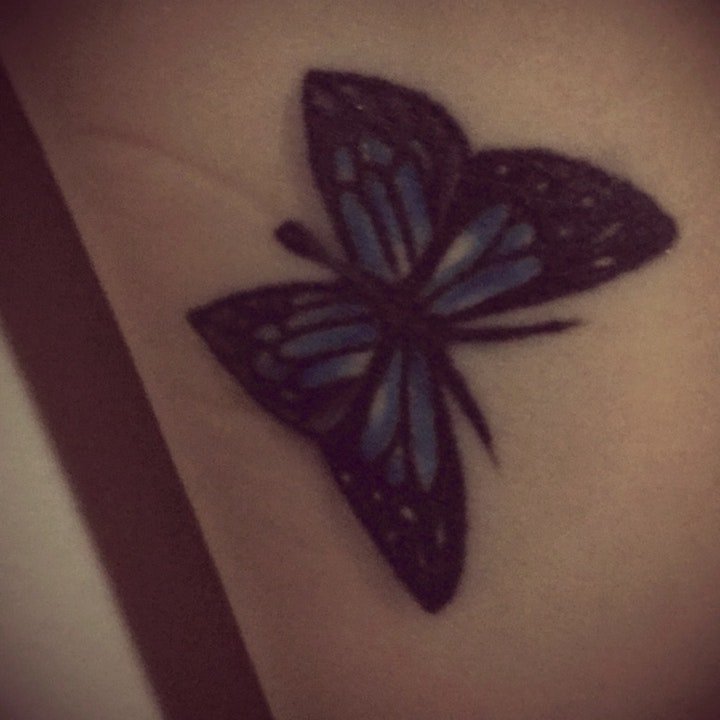 蝴蝶纹身图案 多款翩翩起舞不同风格的蝴蝶纹身图案