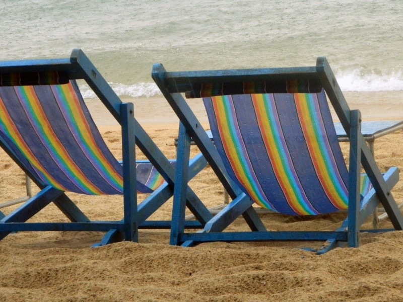沙滩上的椅子图片(11张)
