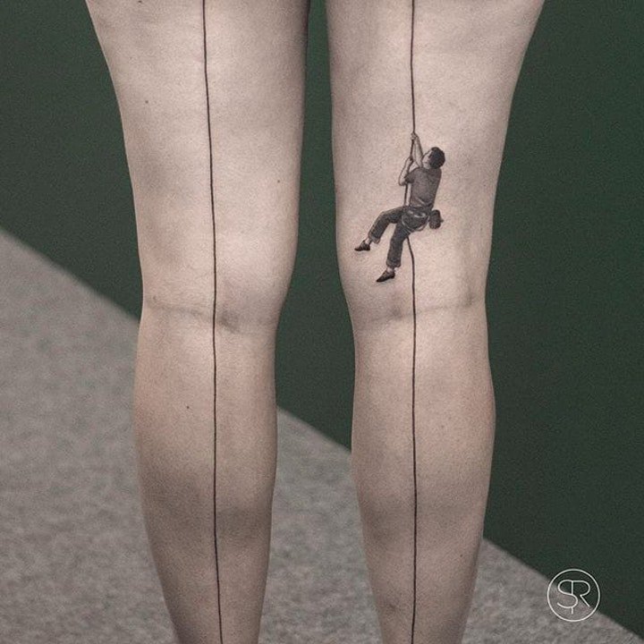 简单小人纹身图案 多张铅笔素描简单小人物纹身图案
