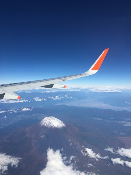 高空中的飞机机翼图片(13张)