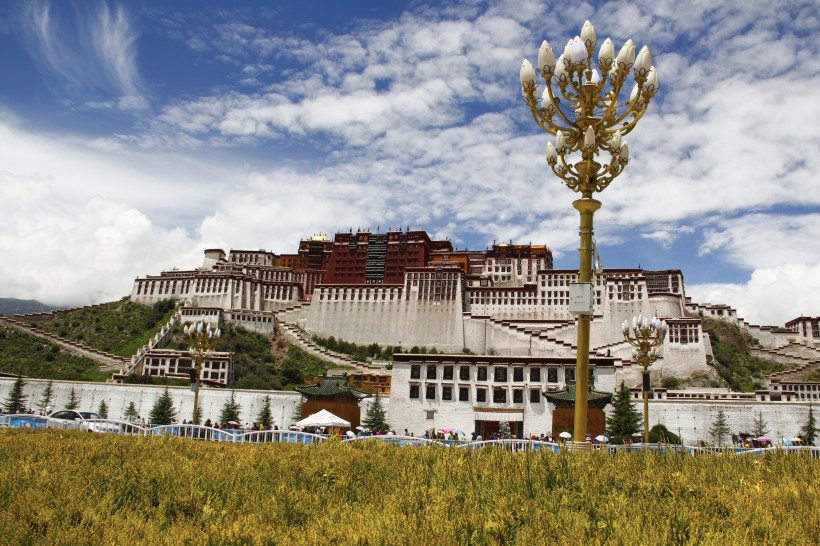 中国西藏拉萨布达拉宫风景图片(12张)