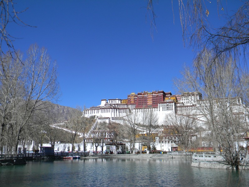中国西藏拉萨布达拉宫风景图片(12张)