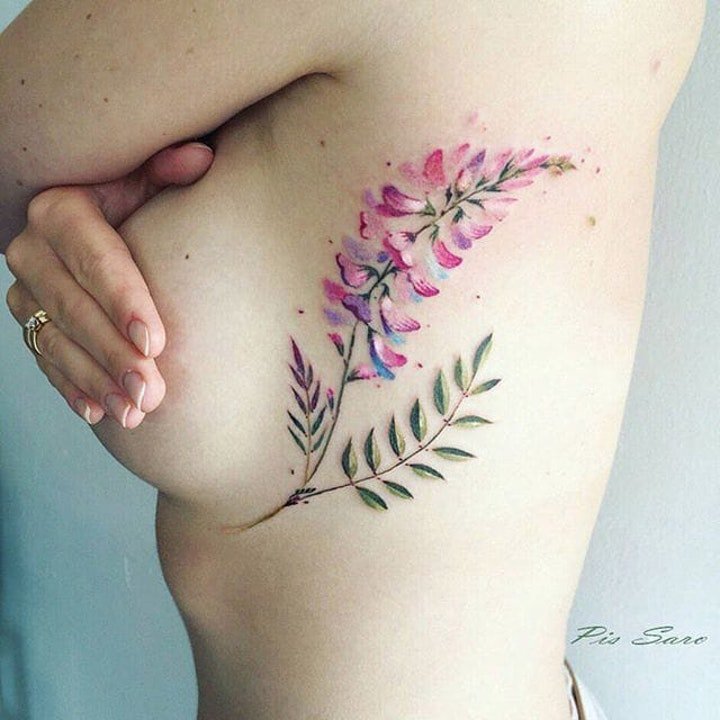 植物纹身图案 多款十分小清新的植物纹身图案