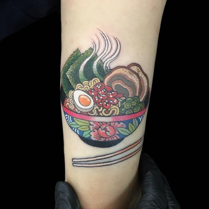 食物纹身 十分小清新的一组食物纹身图案
