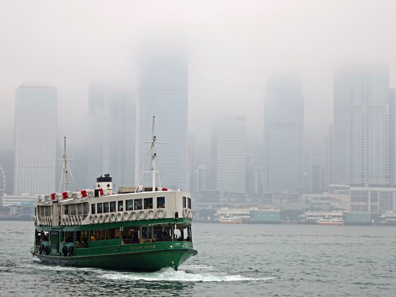 香港维多利亚港风景图片(12张)