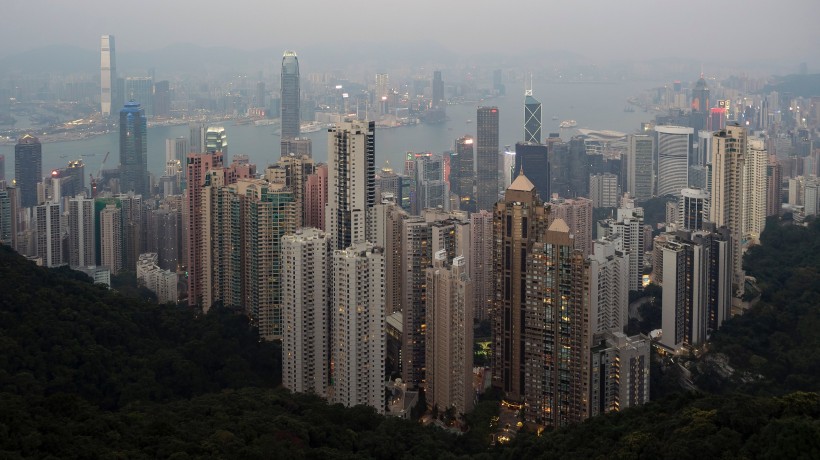 香港维多利亚港风景图片(12张)