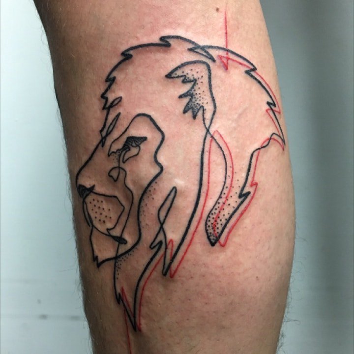 狮子纹身图案 10款各种纹身风格的狮子纹身图案