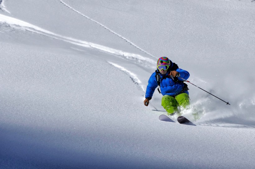 高山滑雪运动图片(14张)