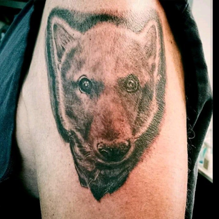 纹身狼的图案 10款冷漠而又狂野的狼纹身图案