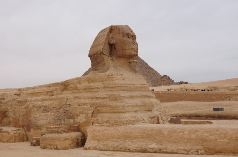 古埃及人面狮身像图片(8张)