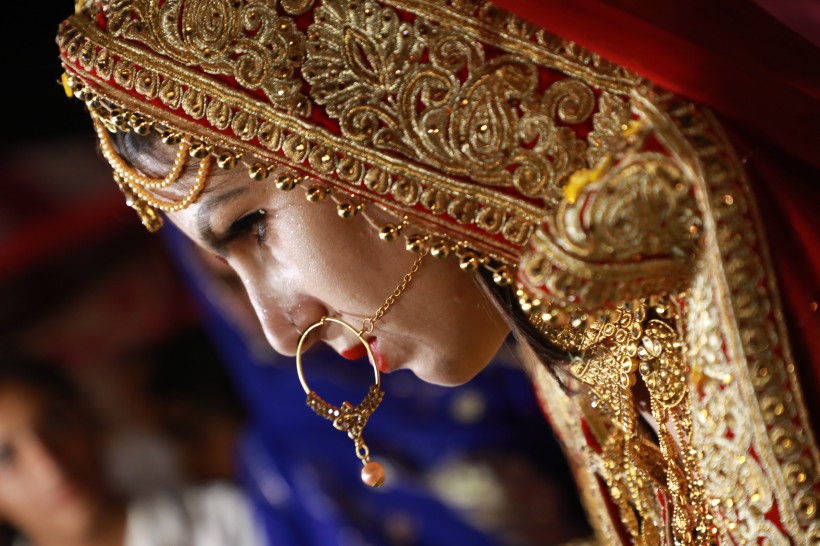 印度新娘图片(11张)