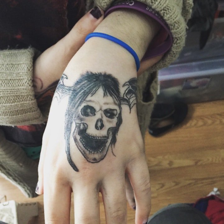 死神纹身图案 10款黑暗系纹身骷髅头死神纹身图案
