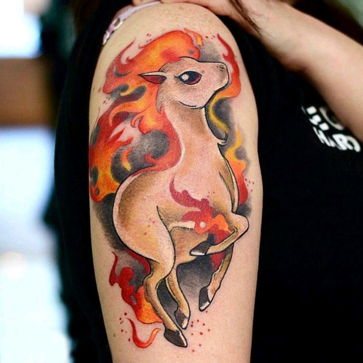 火焰纹身图案 10组十分时尚个性化的火焰纹身图案