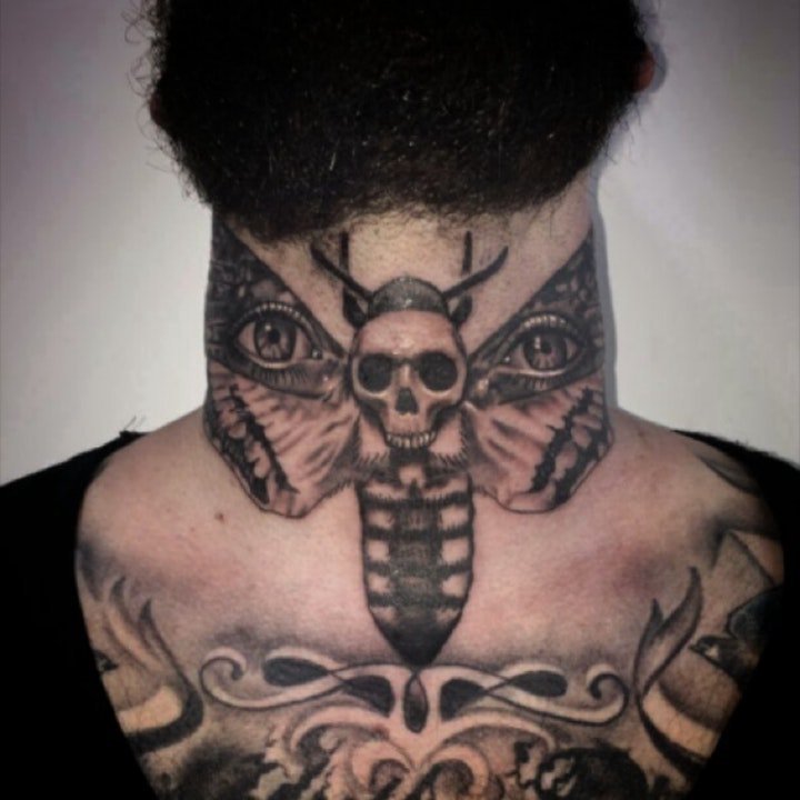 死神纹身图案 10款黑暗系纹身骷髅头死神纹身图案