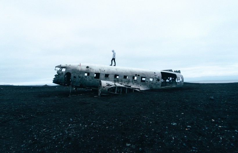 飞机残骸图片(11张)