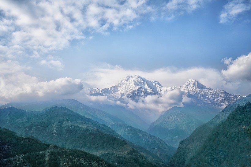 尼泊尔喜马拉雅山自然风景图片(10张)