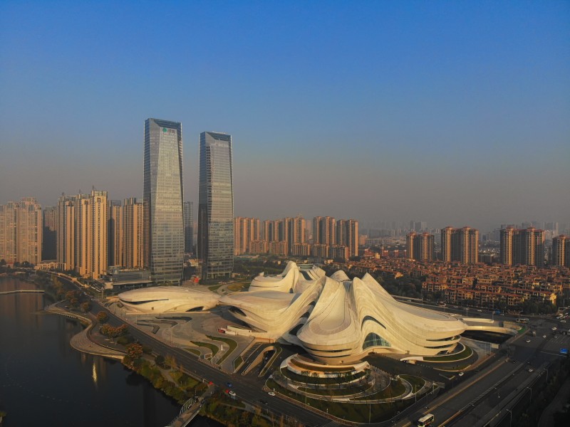 湖南长沙梅溪湖大剧场建筑风景图片(10张)