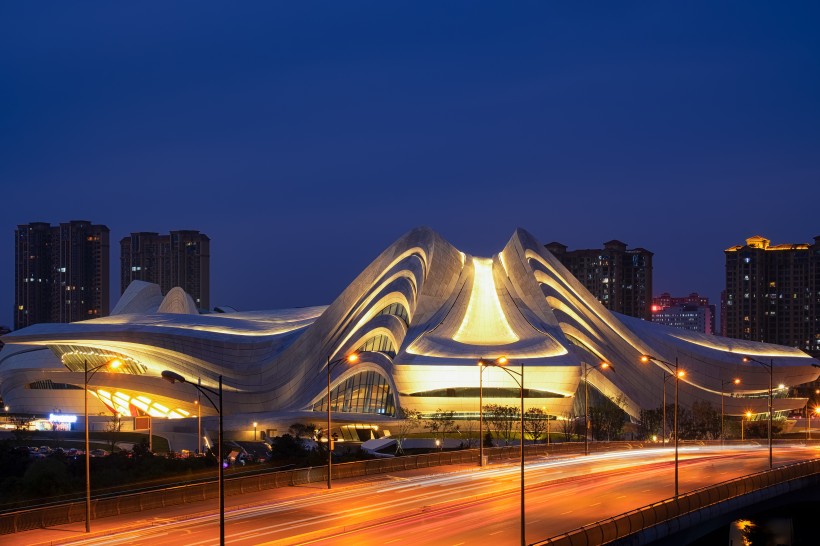 湖南长沙梅溪湖大剧场建筑风景图片(10张)