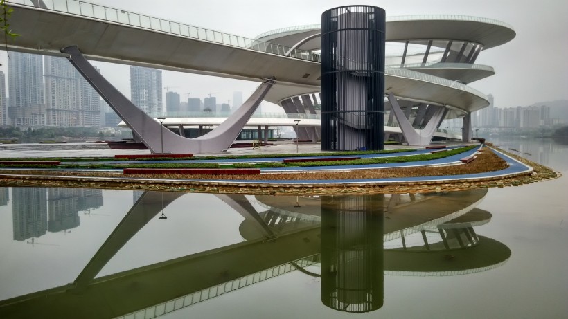 湖南长沙梅溪湖大剧场建筑风景图片(10张)