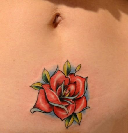 纹身玫瑰花图片 9张漂亮的玫瑰花主题纹身图案