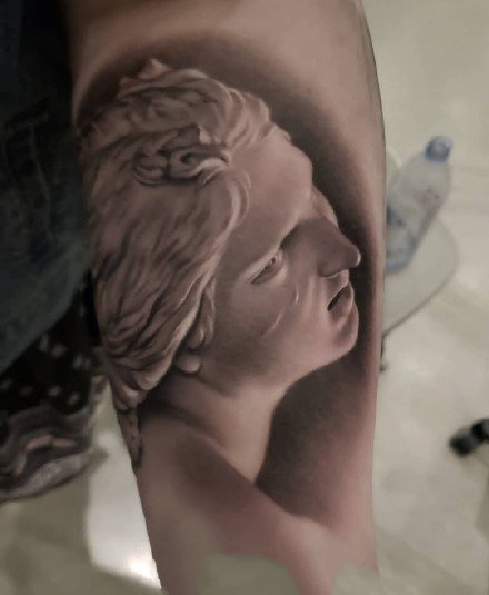 纹身肖像图 欧美写实的一组肖像人物纹身图片