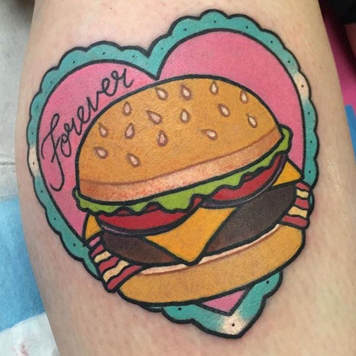 食物纹身  多款创意而又可爱的食物纹身图案