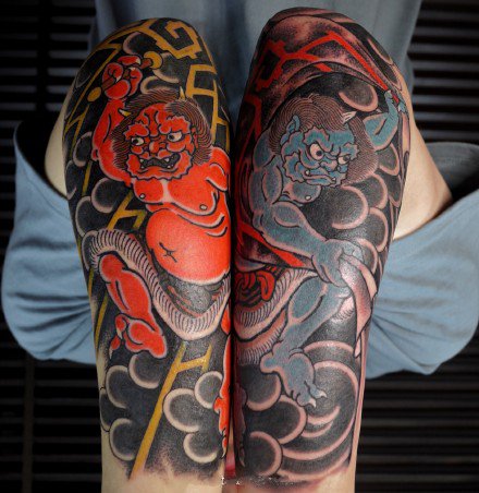 南京纹身 南京的日式傳統風格刺青師師-彫杰Jerry纹身作品