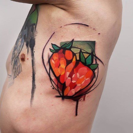 水果纹身 一组诱人的水果纹身图片赏析
