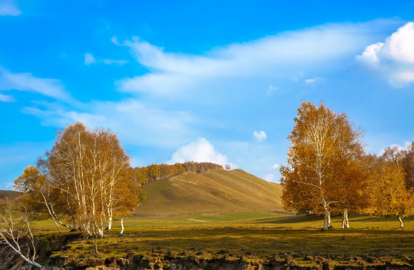 让人震撼的内蒙古乌兰布统唯美秋季自然风景图片(11张)