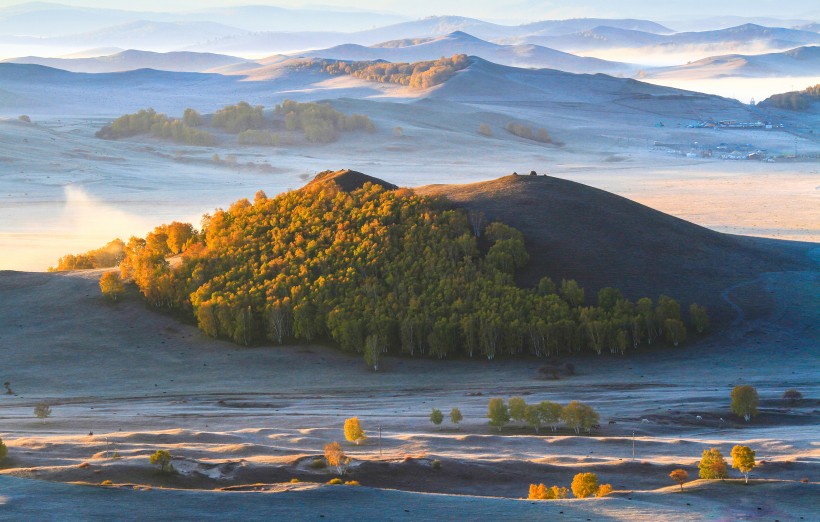 内蒙古乌兰布统敖包吐自然风景图片(11张)