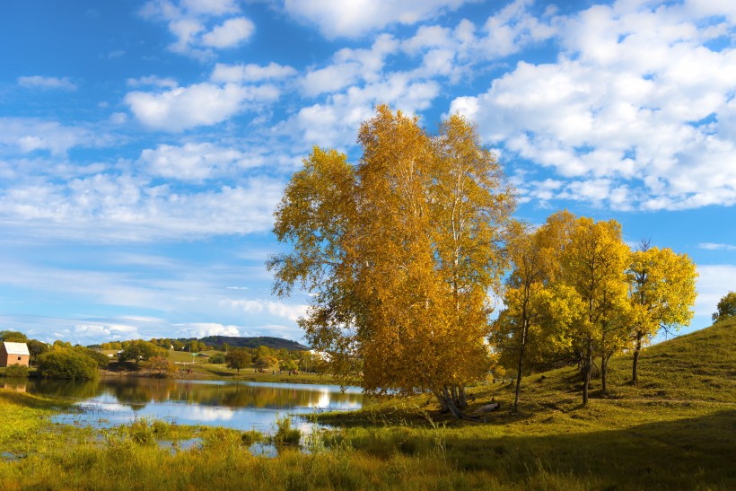 内蒙古乌兰布统公主湖自然风景图片(10张)