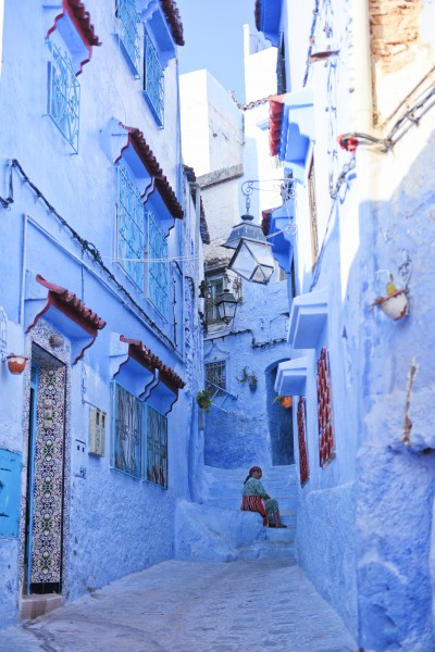 摩洛哥蓝色之城舍夫沙万建筑风景图片(8张)